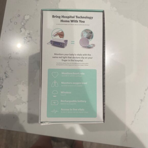 Owlet Smart Sock Heart Rate Oxygen Baby Monitor Model OBS 1.1 Open Box New - Picture 5 of 6